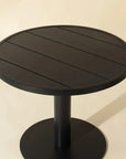 SUNPAN Merano Black Aluminum Outdoor Bistro Table