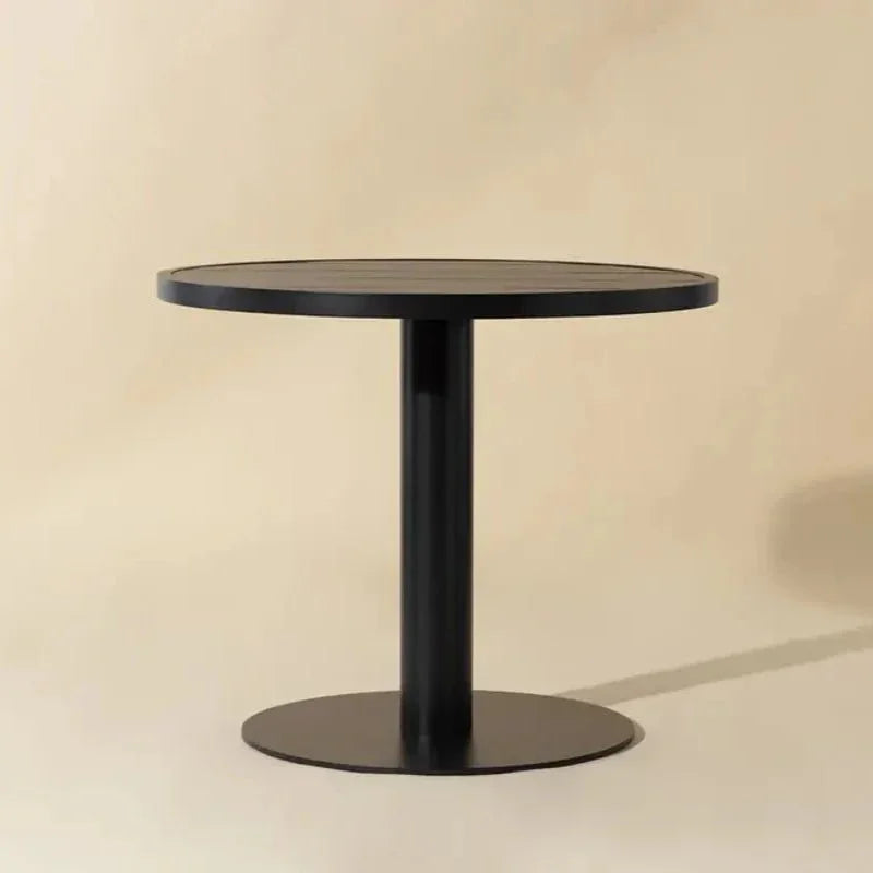 SUNPAN Merano Black Aluminum Outdoor Bistro Table
