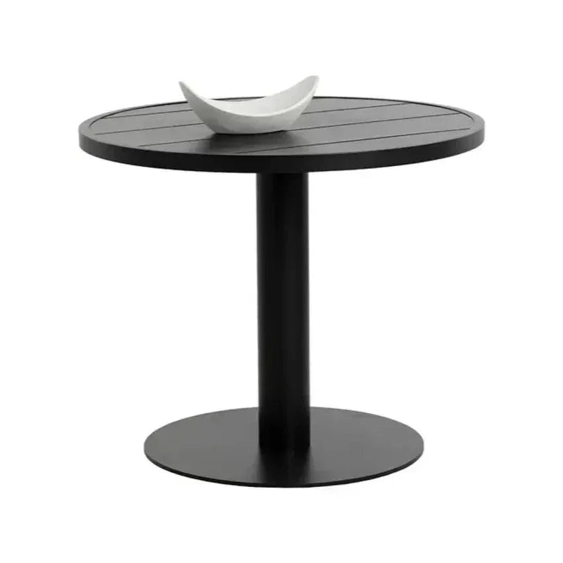 SUNPAN Merano Black Aluminum Outdoor Bistro Table
