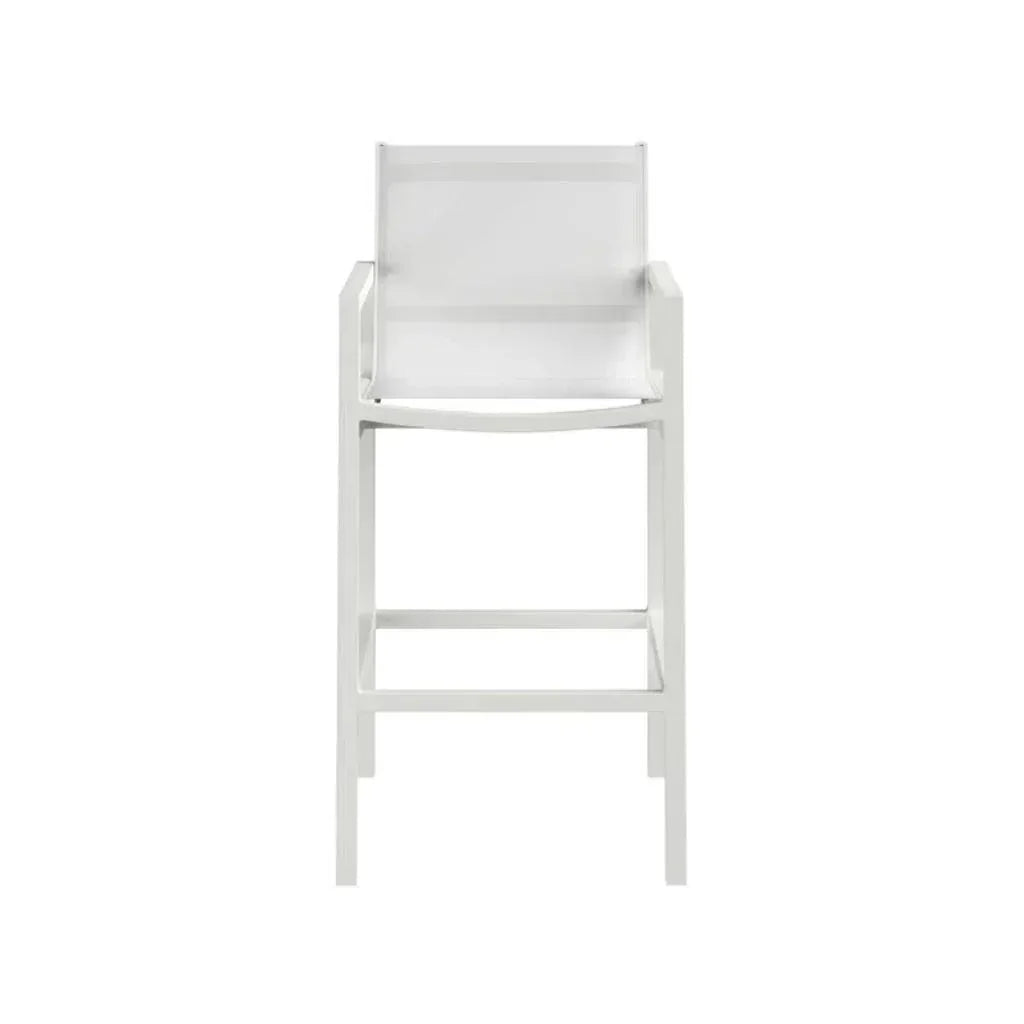 Merano Fabric Modern Outdoor Barstool - LOOMLAN - SUNPAN - Outdoor Bar Stools