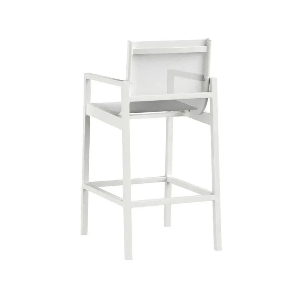 Merano Fabric Modern Outdoor Barstool - LOOMLAN - SUNPAN - Outdoor Bar Stools