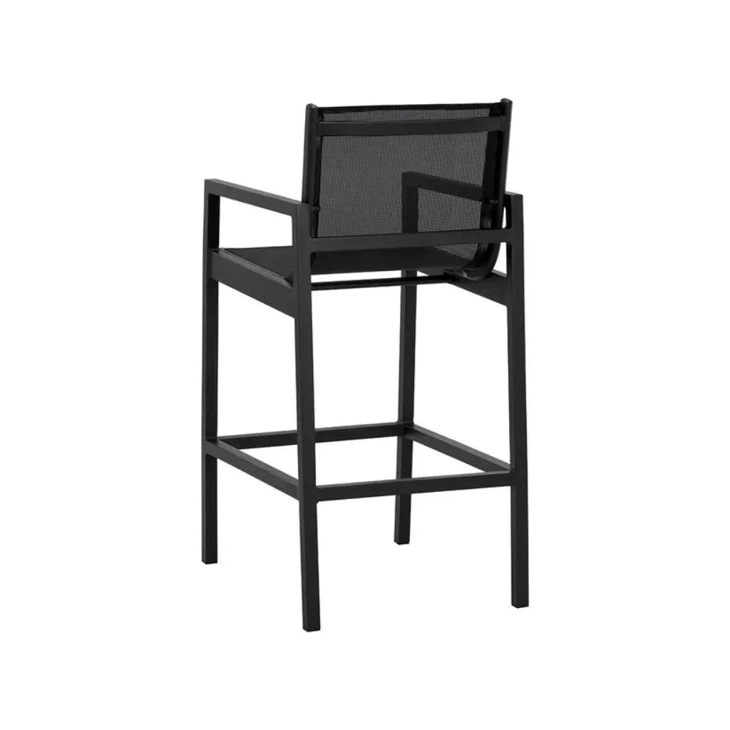 Merano Fabric Modern Outdoor Barstool - LOOMLAN - SUNPAN - Outdoor Bar Stools