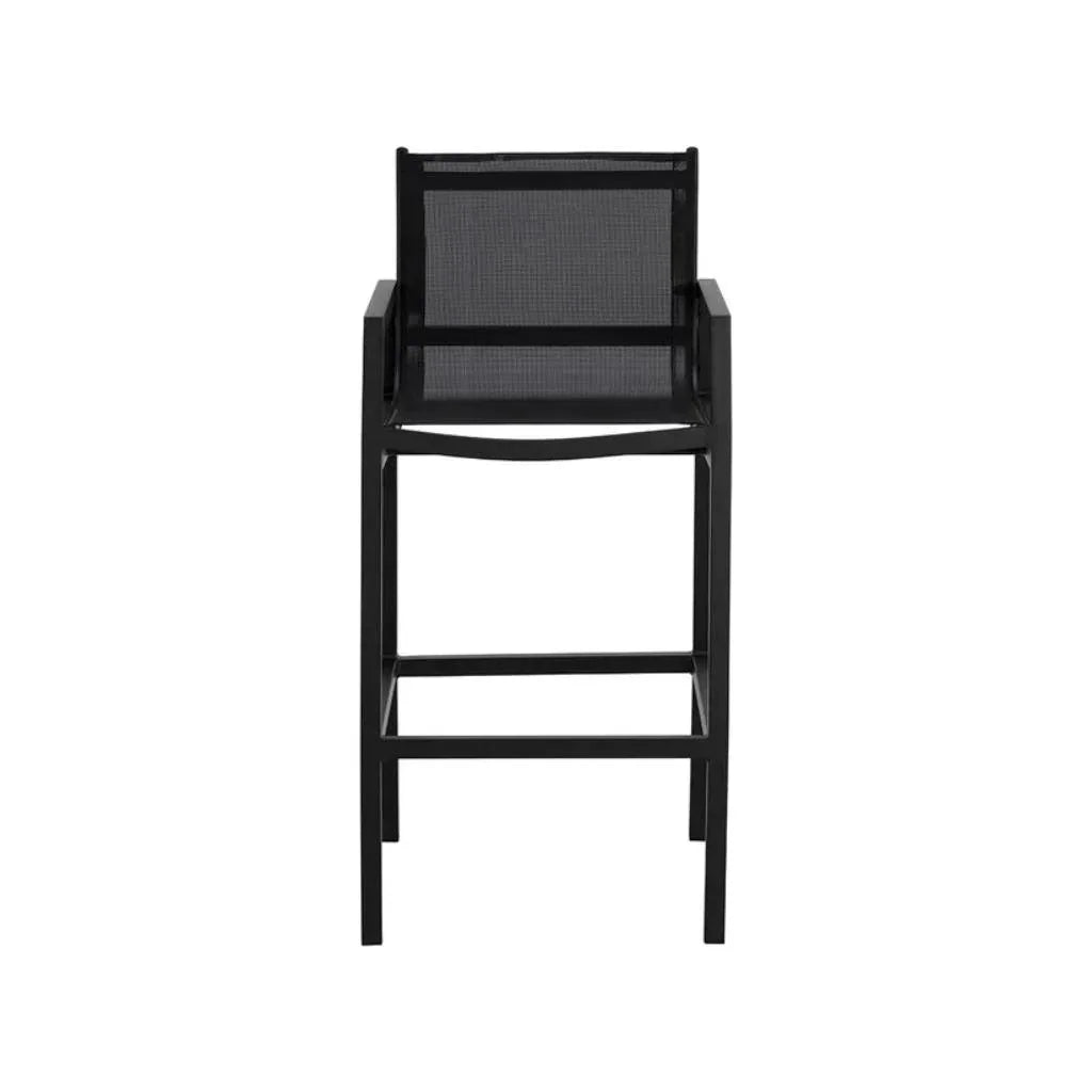 Merano Fabric Modern Outdoor Barstool - LOOMLAN - SUNPAN - Outdoor Bar Stools