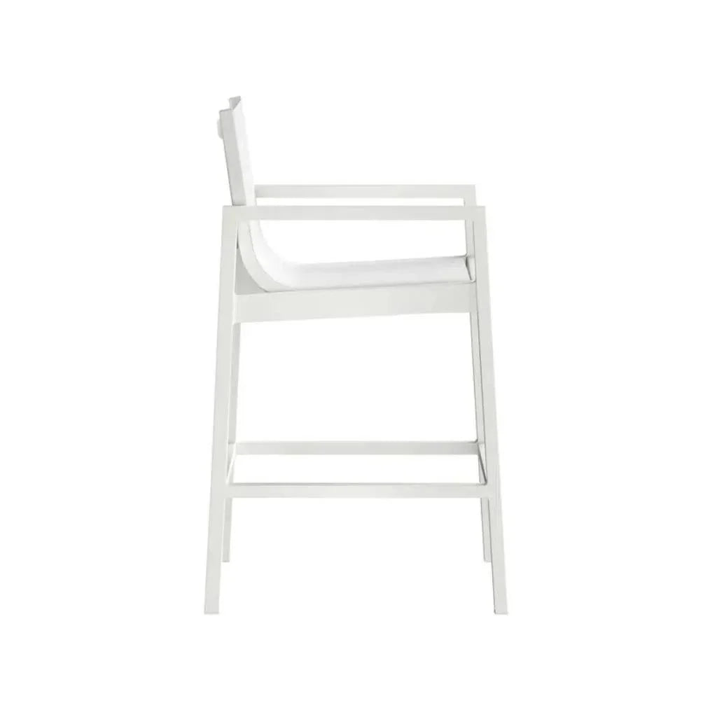 Merano Fabric Modern Outdoor Barstool - LOOMLAN - SUNPAN - Outdoor Bar Stools