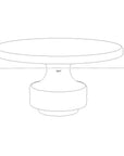 Mersin Dining Table - Outdoor Concrete - LOOMLAN - SUNPAN - Outdoor Dining Tables
