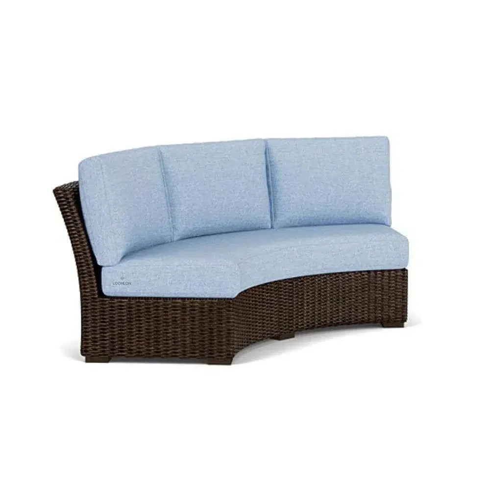 Mesa Curved Sofa Sectional Premium Wicker Furniture - LOOMLAN - Lloyd Flanders - Outdoor Modulars