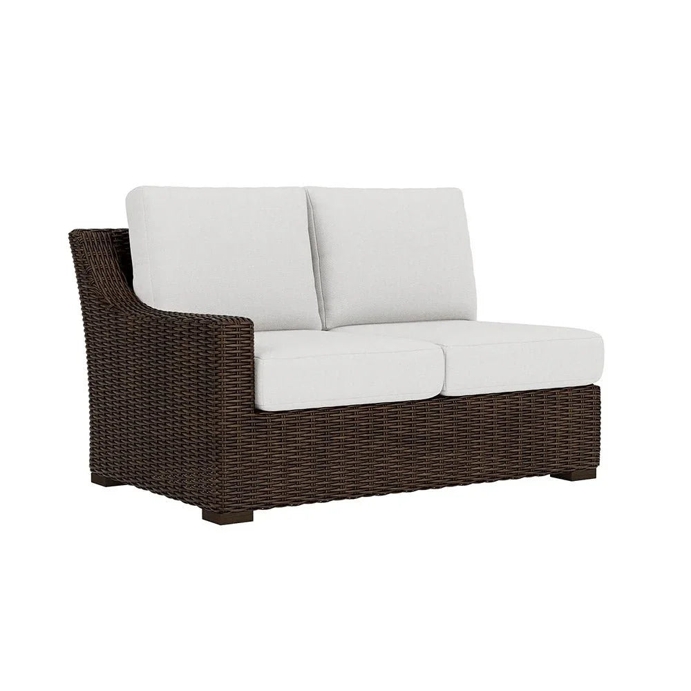 Mesa Right Arm Loveseat Premium Wicker Furniture - LOOMLAN - Lloyd Flanders - Outdoor Modulars