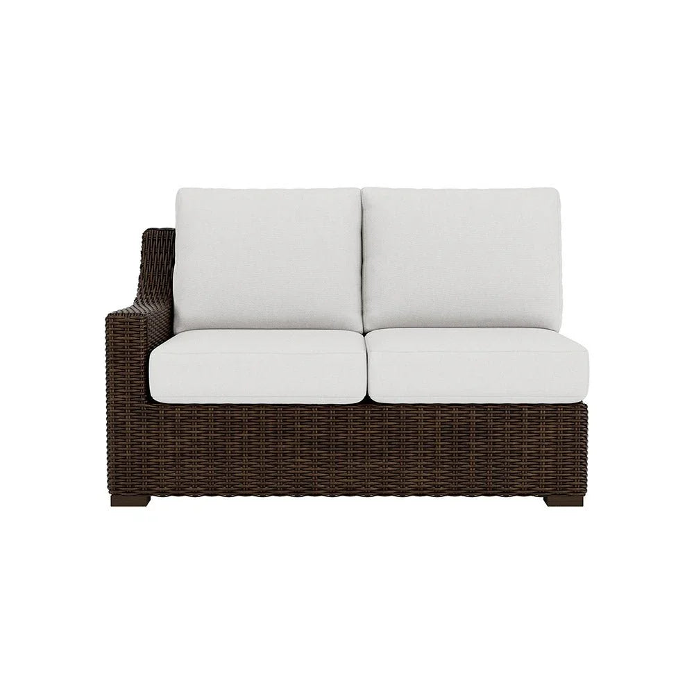 Mesa Right Arm Loveseat Premium Wicker Furniture - LOOMLAN - Lloyd Flanders - Outdoor Modulars