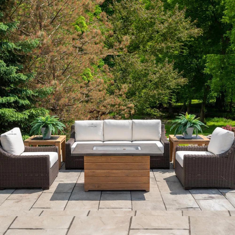 Mesa Sofa Premium Wicker Furniture Lloyd Flanders - LOOMLAN - Lloyd Flanders - Outdoor Sofas &amp; Loveseats
