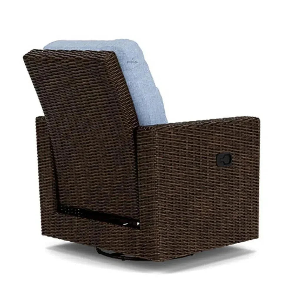 Lloyd Flanders Mesa Swivel Glider Recliner Premium Wicker Furniture