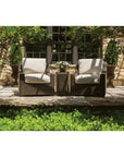 Mesa Wedge Table Premium Wicker Furniture - LOOMLAN - Lloyd Flanders - Outdoor Modulars