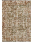 LOOMLAN Rugs Mezzara Beige Washable Indoor-Outdoor Rug