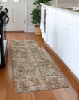 LOOMLAN Rugs Mezzara Beige Washable Indoor-Outdoor Rug