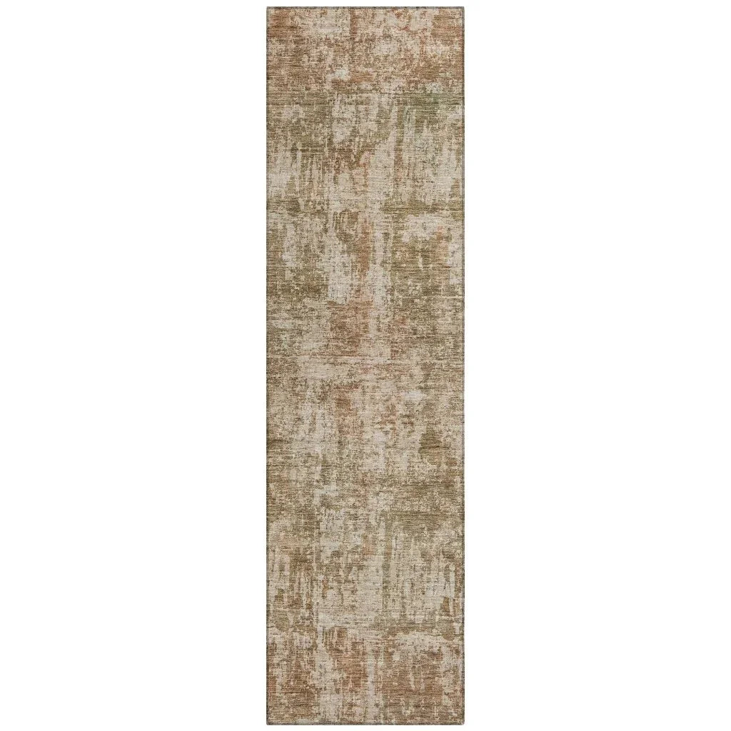 LOOMLAN Rugs Mezzara Beige Washable Indoor-Outdoor Rug