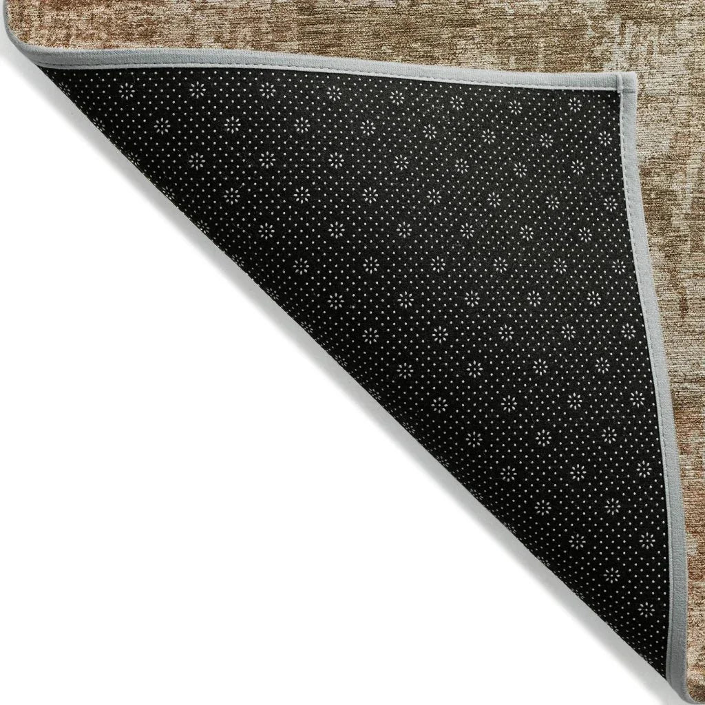 LOOMLAN Rugs Mezzara Beige Washable Indoor-Outdoor Rug