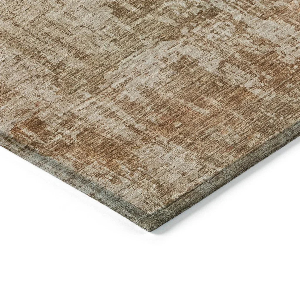 LOOMLAN Rugs Mezzara Beige Washable Indoor-Outdoor Rug