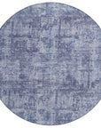 LOOMLAN Rugs Mezzara Blue Washable Indoor-Outdoor Rug