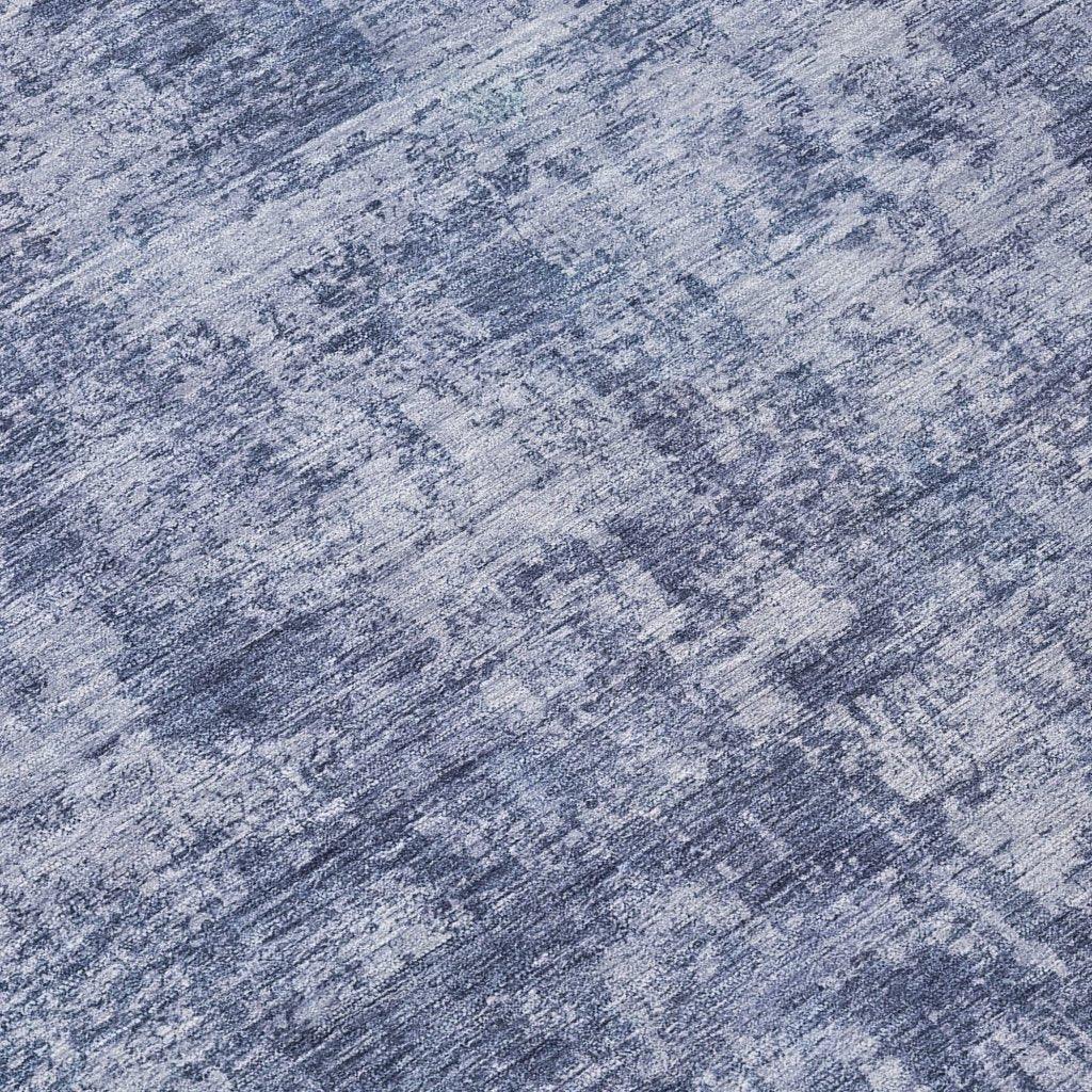 LOOMLAN Rugs Mezzara Blue Washable Indoor-Outdoor Rug
