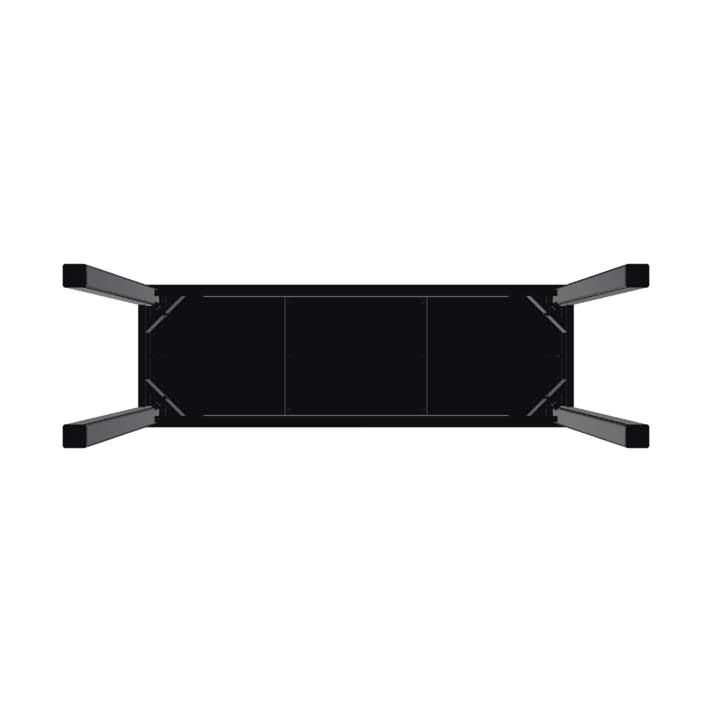 MGP Rectangular Table Without Umbrella Hole - LOOMLAN - Telescope - Outdoor Dining Tables
