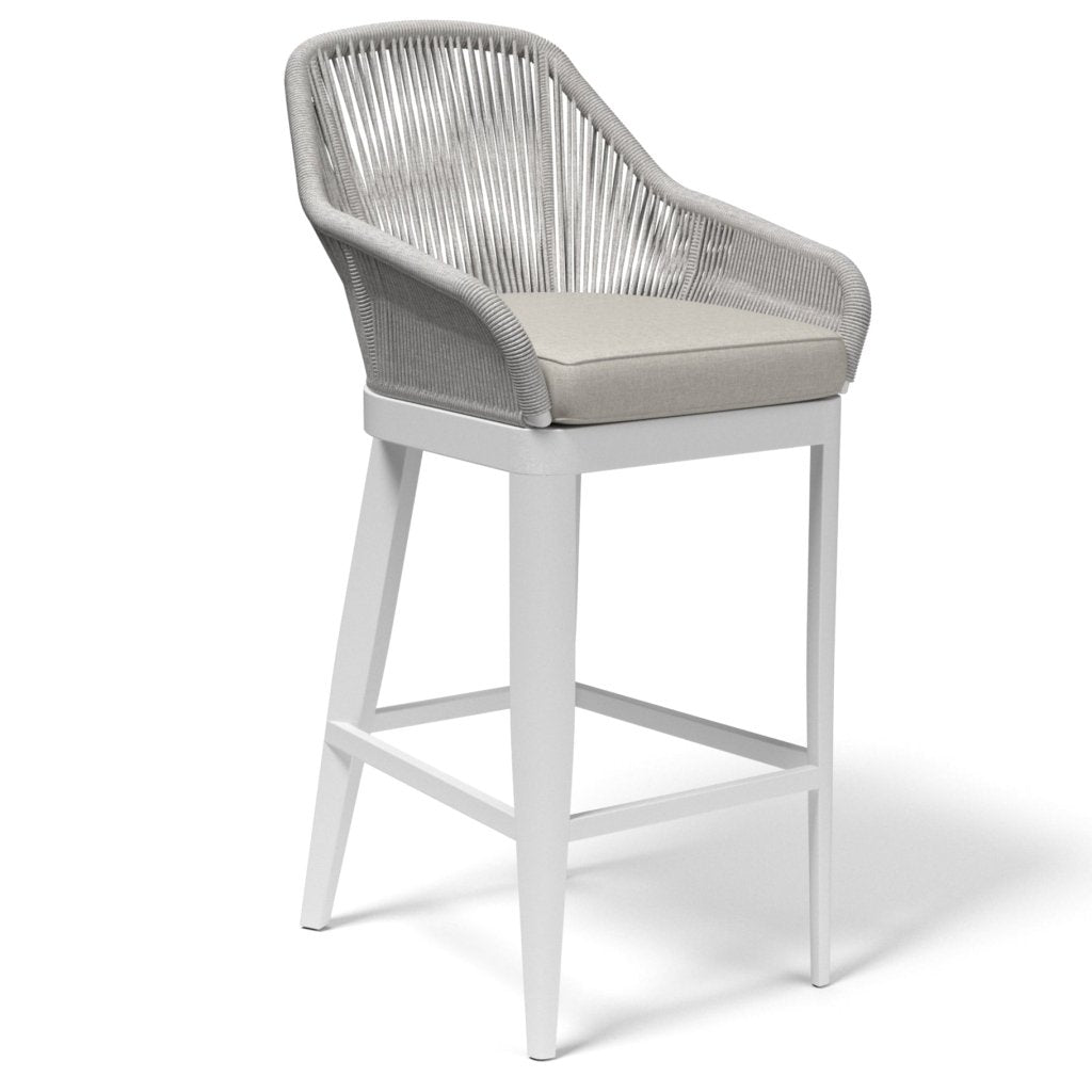 Miami Sunbrella Weatherproof Outdoor Bar Stool - LOOMLAN - Sunset West - Outdoor Bar Stools