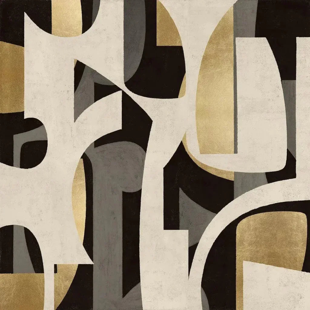LOOMLAN Mid Century Abstract d Canvas Wall Art For Living Room