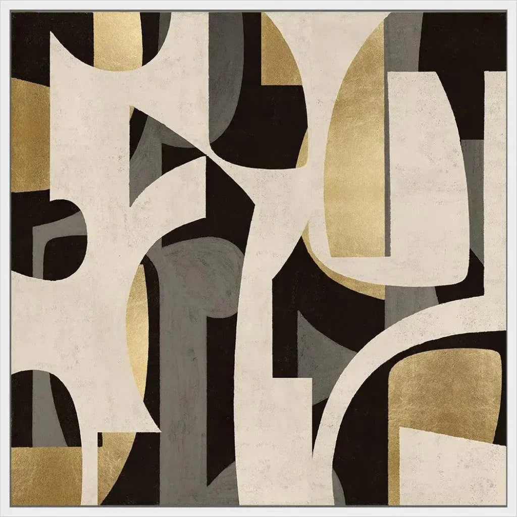 LOOMLAN Mid Century Abstract d Canvas Wall Art For Living Room