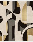 LOOMLAN Mid Century Abstract d Canvas Wall Art For Living Room