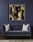 LOOMLAN Mid Century Abstract IIICanvas Wall Art For Living Room