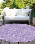 LOOMLAN Rugs Mila Purple Washable Indoor-Outdoor Rug