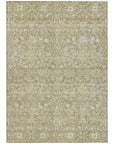 LOOMLAN Rugs Mila Taupe Washable Indoor-Outdoor Rug