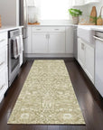 LOOMLAN Rugs Mila Taupe Washable Indoor-Outdoor Rug