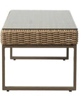 Lloyd Flanders Milan Rectangular Cocktail Table Made USA