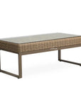 Lloyd Flanders Milan Rectangular Cocktail Table Made USA