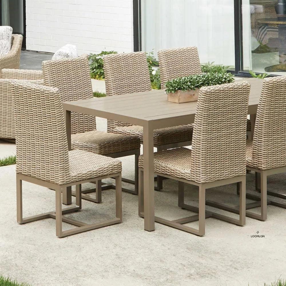 Lloyd Flanders Milan Dining Chair Premium Wicker Furniture Made USA