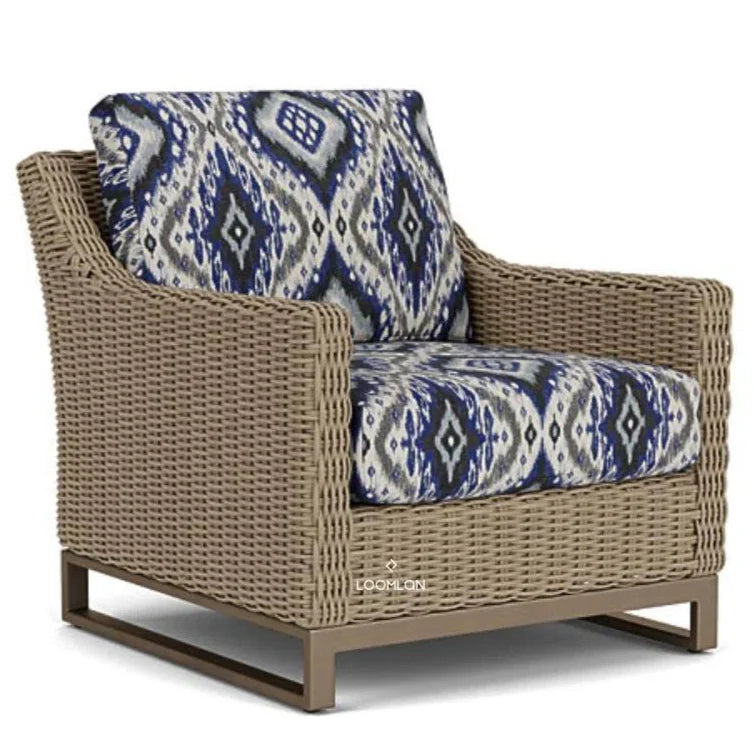 Lloyd Flanders Milan Lounge Chair Premium Wicker Furniture Made USA