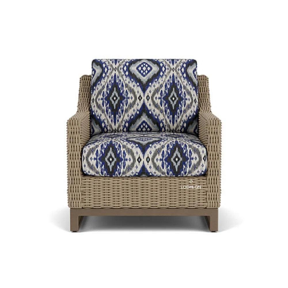 Lloyd Flanders Milan Lounge Chair Premium Wicker Furniture Made USA