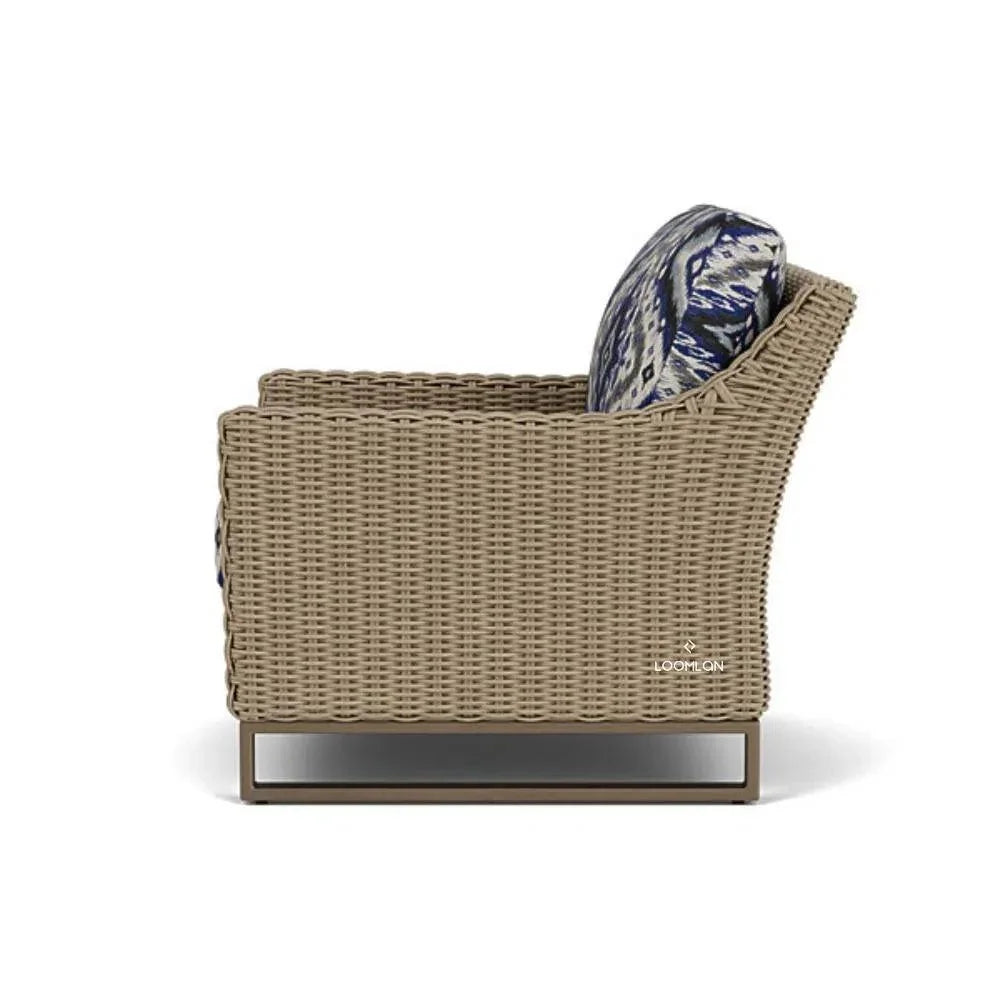 Lloyd Flanders Milan Lounge Chair Premium Wicker Furniture Made USA