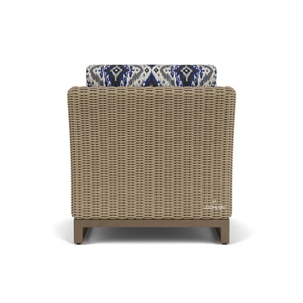 Lloyd Flanders Milan Lounge Chair Premium Wicker Furniture Made USA