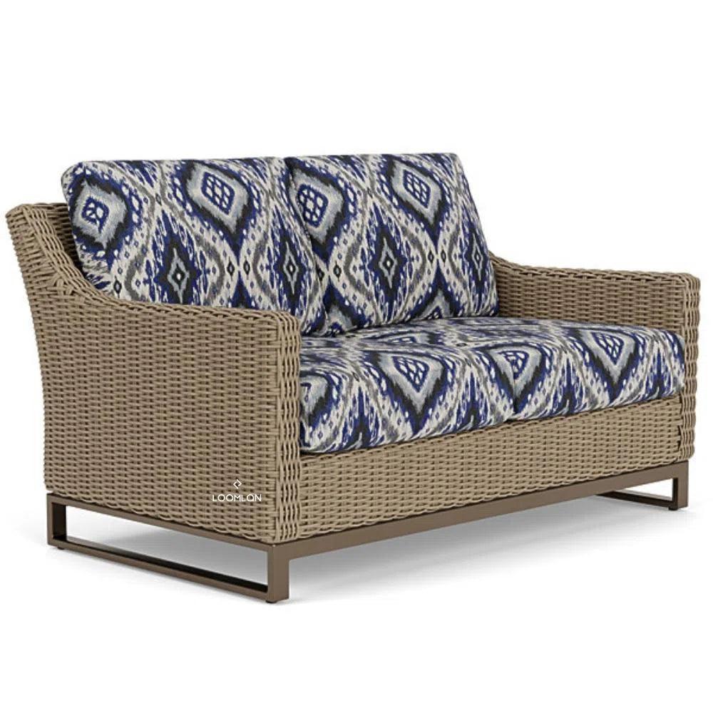Lloyd Flanders Milan Loveseat Premium Wicker Furniture Made USA