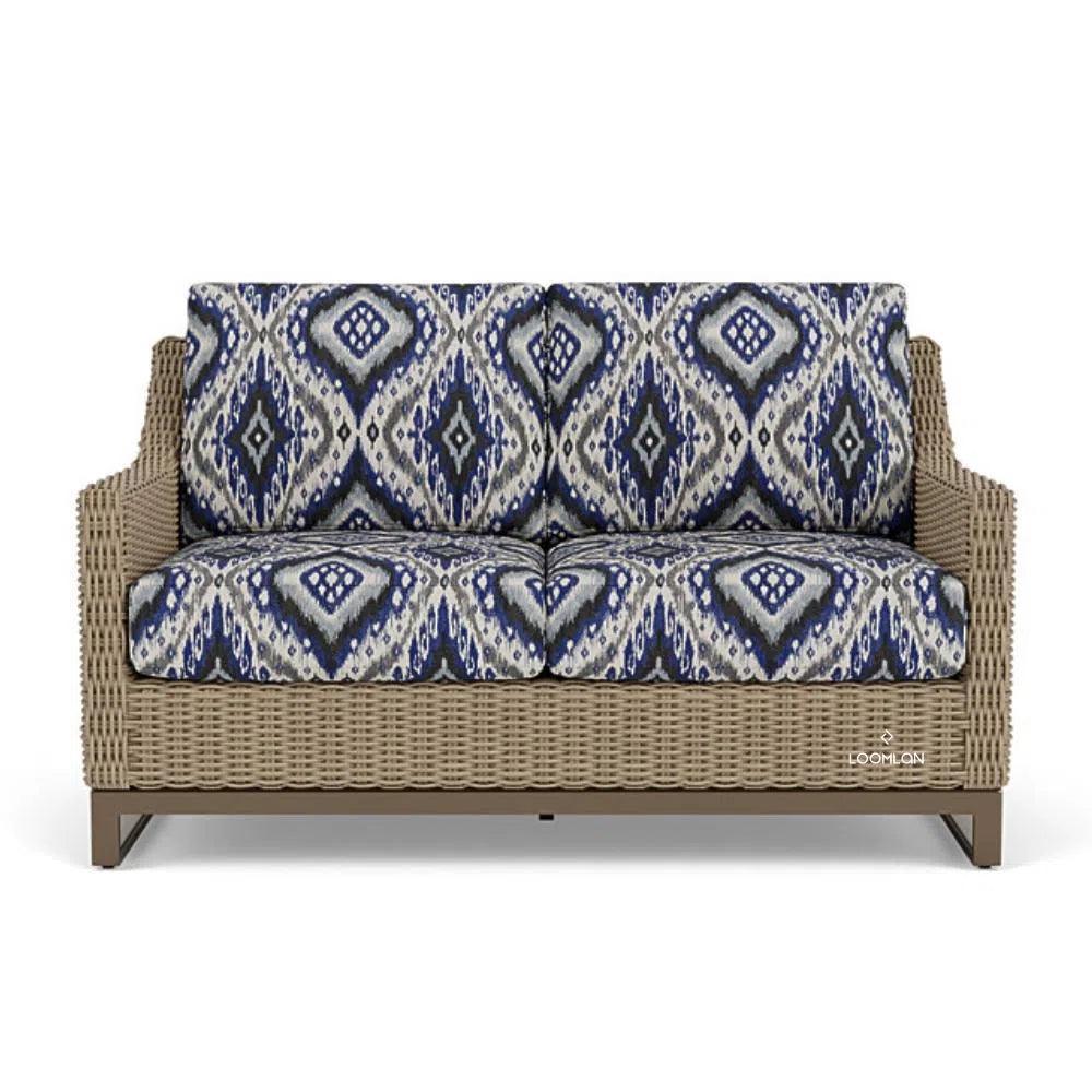 Lloyd Flanders Milan Loveseat Premium Wicker Furniture Made USA