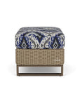 Lloyd Flanders Milan Ottoman Premium Wicker Furniture Made USA