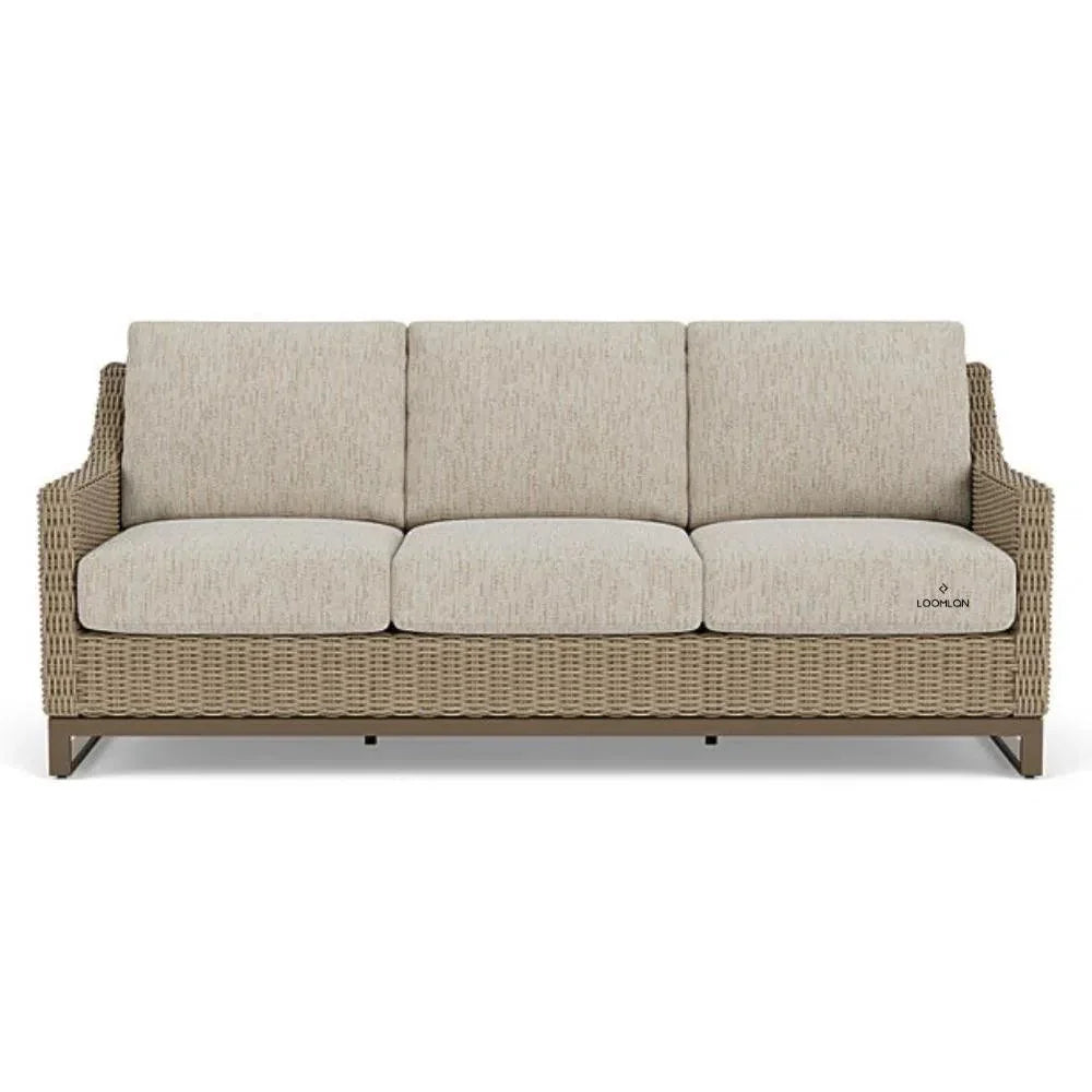 Lloyd Flanders Milan Outdoor Sunbrella Replacement Cushions For Sofa