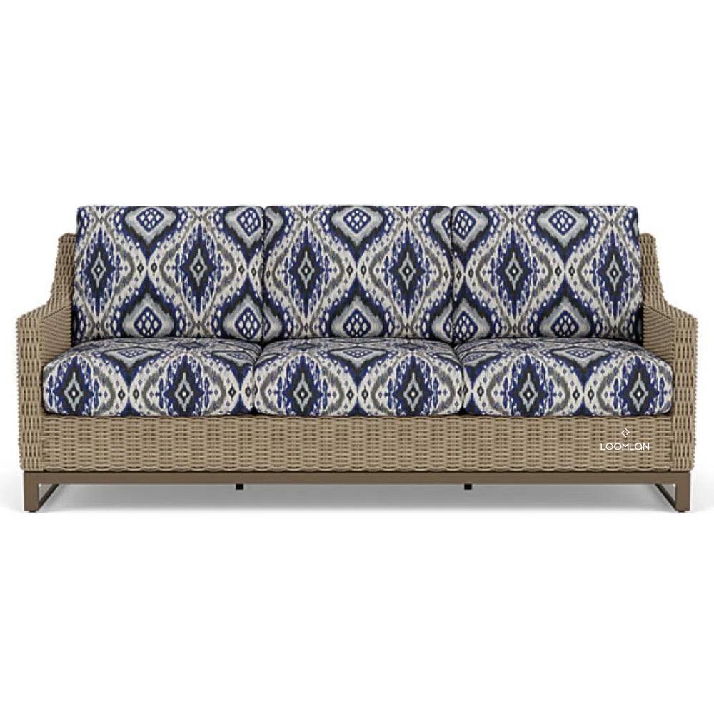 Lloyd Flanders Milan Sofa Premium Wicker Furniture Made USA