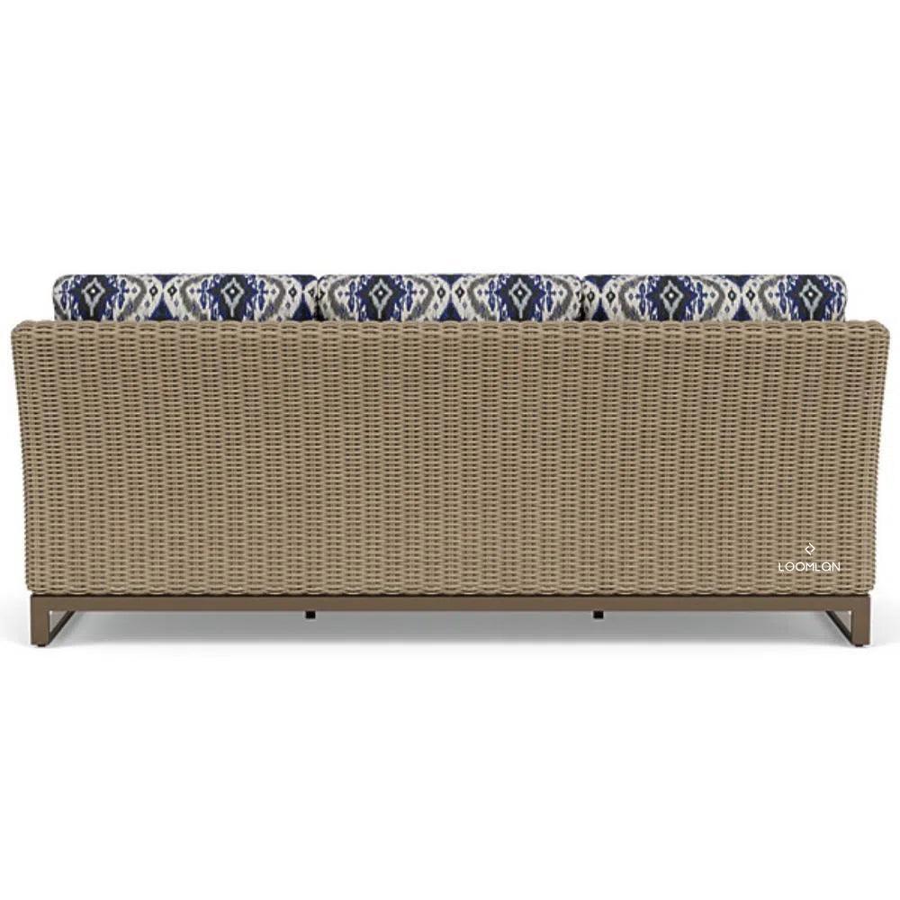 Lloyd Flanders Milan Sofa Premium Wicker Furniture Made USA