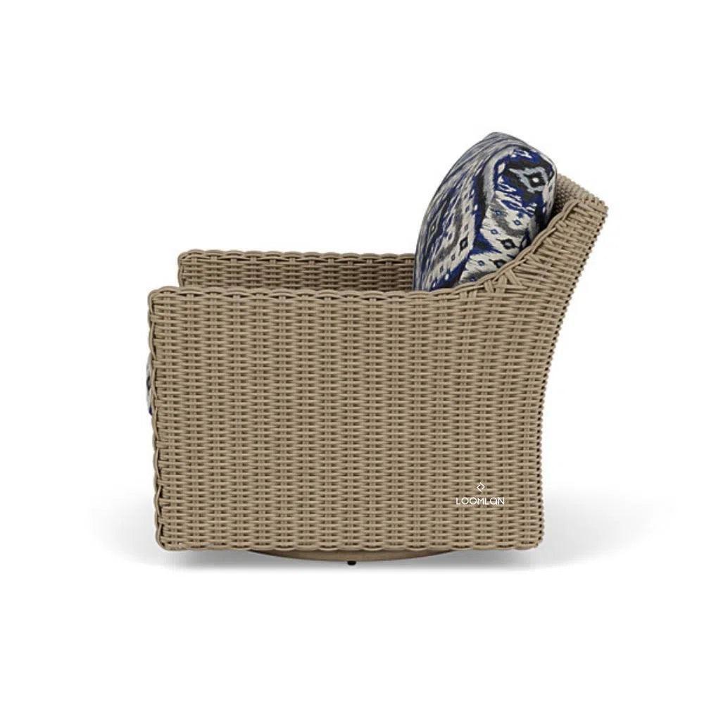 Lloyd Flanders Milan Swivel Glider Lounge Chair