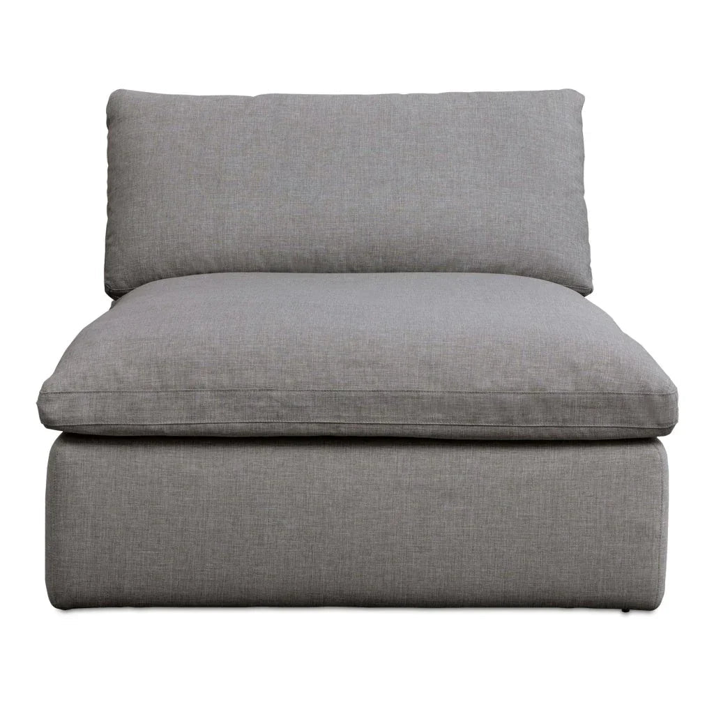 Miles Olefin Fabric Outdoor Chaise - LOOMLAN - Moe&#39;s Home - Outdoor Chaises