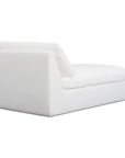 Miles Olefin Fabric Outdoor Chaise - LOOMLAN - Moe's Home - Outdoor Chaises