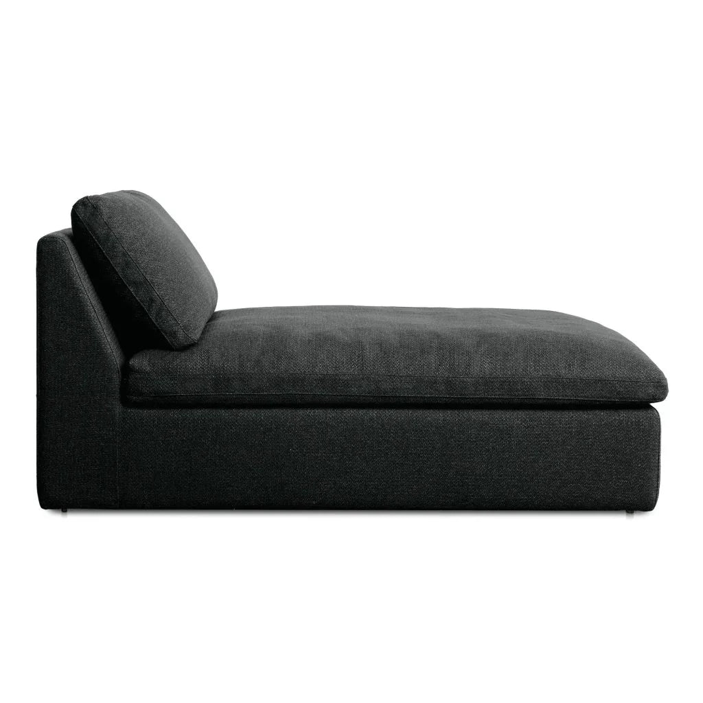 Miles Olefin Fabric Outdoor Chaise - LOOMLAN - Moe's Home - Outdoor Chaises