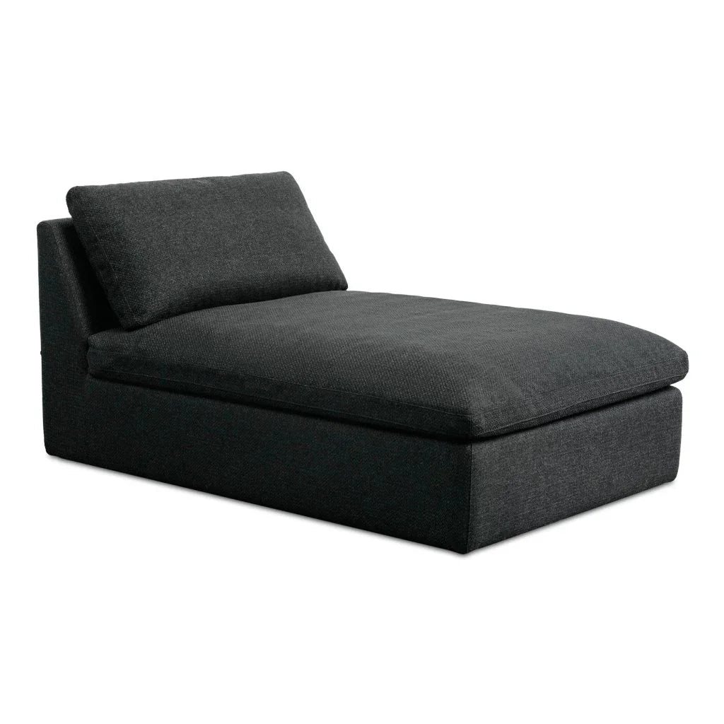 Miles Olefin Fabric Outdoor Chaise - LOOMLAN - Moe's Home - Outdoor Chaises