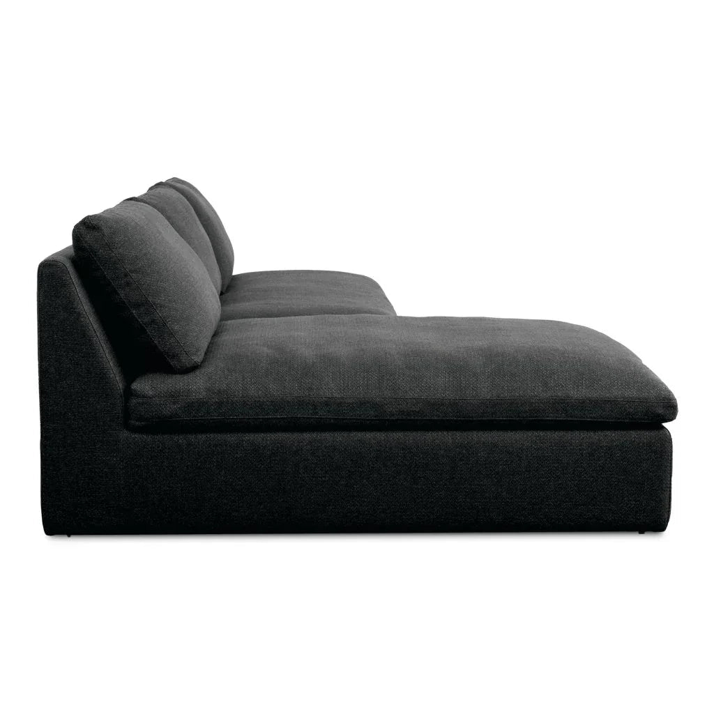 Miles Olefin Fabric Outdoor Modular Sofa (Set Of 2) - LOOMLAN - Moe's Home - Outdoor Sofas & Loveseats